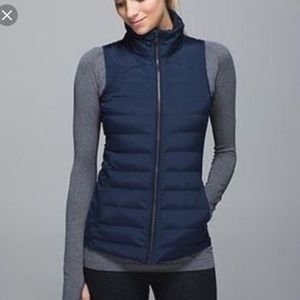 Navy Lululemon Fluff Vest